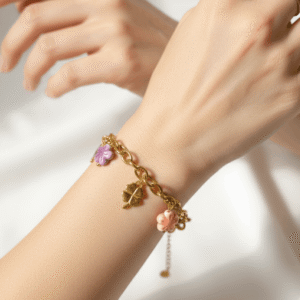 Lucky Blossom Charm Bracelet