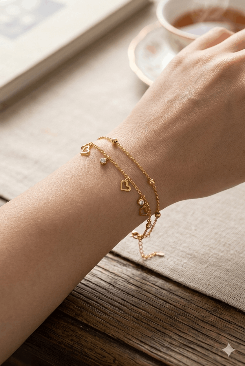 Love Drop Charm Bracelet