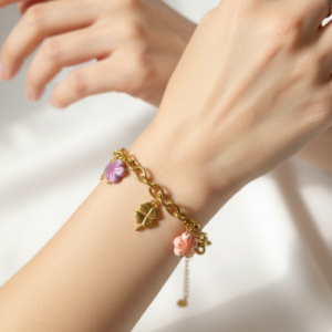 Lucky Blossom Charm Bracelet