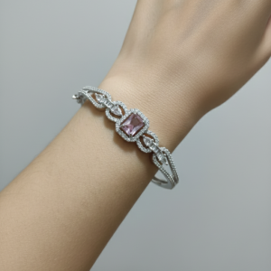 Pink Glitz Statement Bracelet