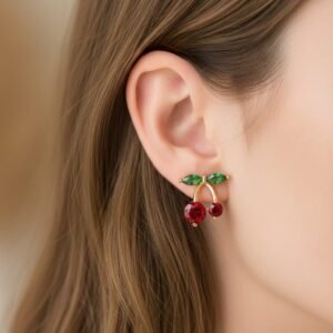 Cherries Studs