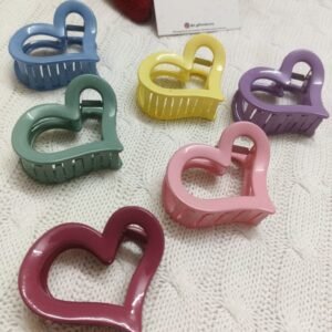 Heart Claw Clips