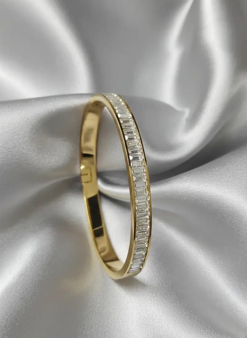 Crystal Luxe Bangle Bracelet