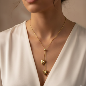 Golden Soulmate Drop Necklace