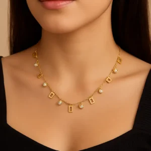 Dainty Geometry Necklace