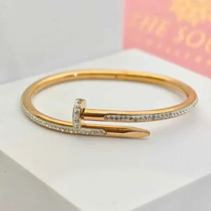 Nail with full stone Kada