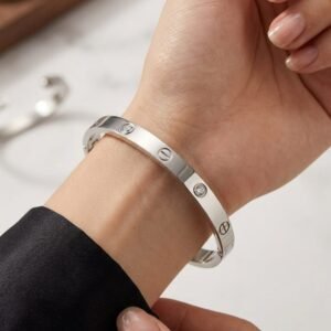Silver Cartier Love Kada