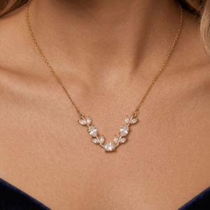 Flora Marquise V-Necklace