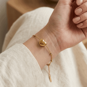 Amara Heart Station Bracelet