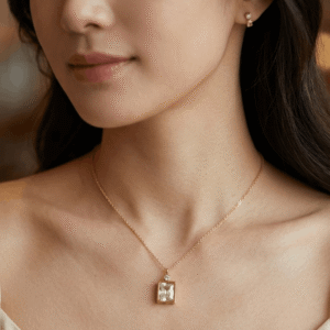 Empress Emerald-Cut Pendant