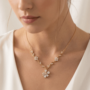 Floral Vine Statement Necklace