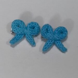 Crochet Bows - Summer Sky