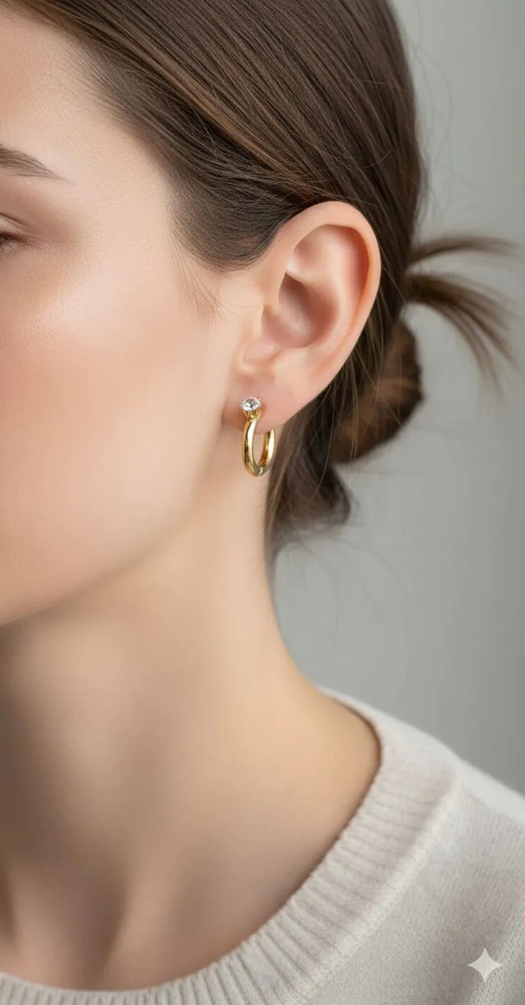 one Diamond Hoops