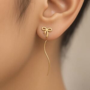 Ribbon Thread Earrings