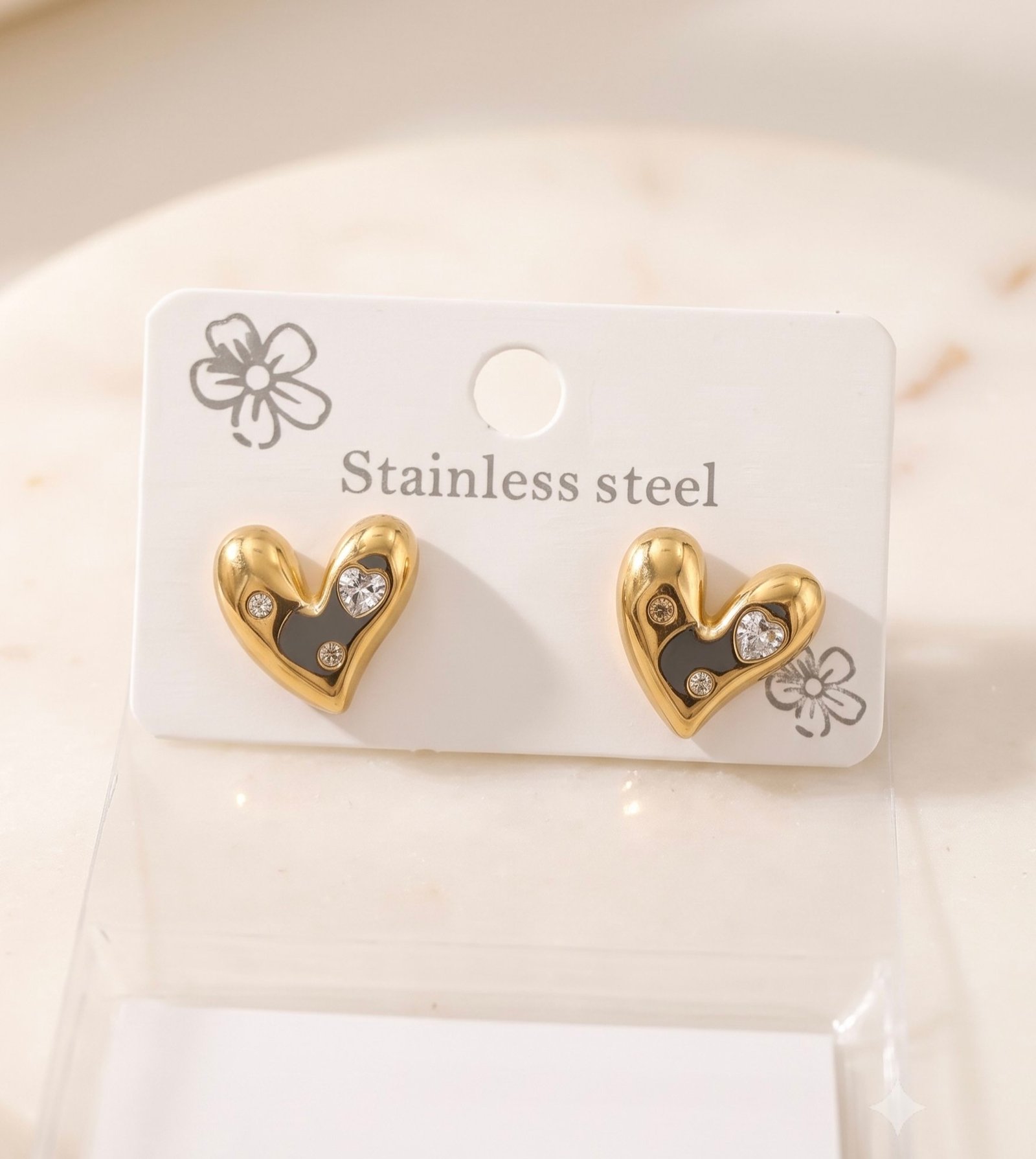 Cosmic Heart Molten Studs